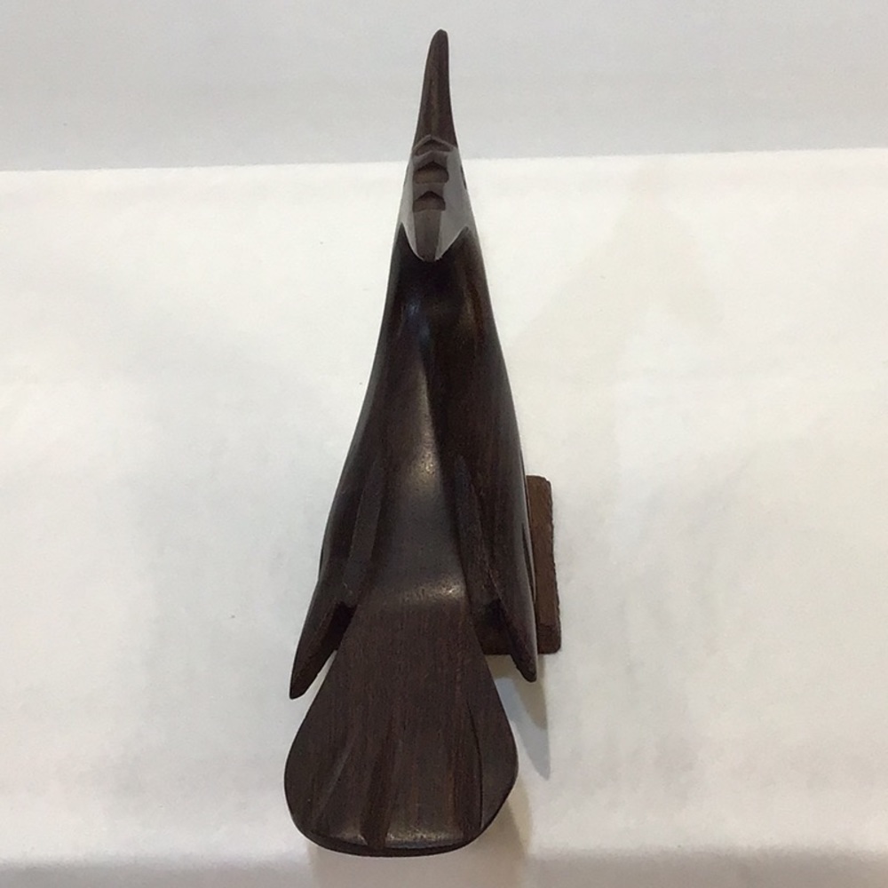 Carved wood road runner bird decoration - Picture 4 of 8